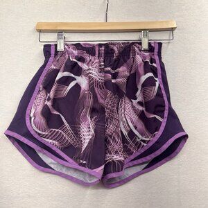 Nike Shorts Womens XS Purple Lined Elastic Waist Gym Drawstring